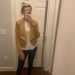 Alice and Olivia tan suede jacket